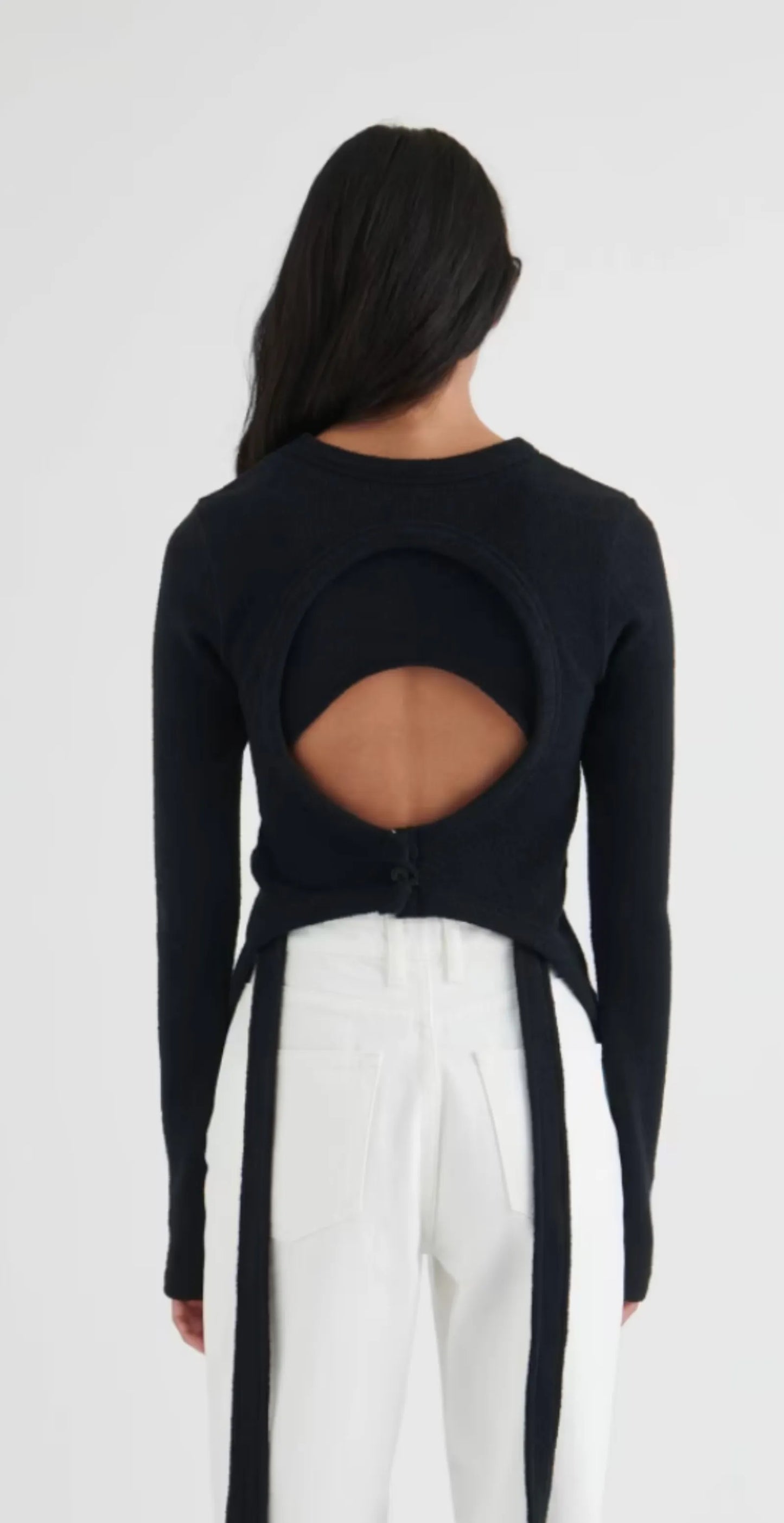 Axel Arigato Fleur Open-back Sweater