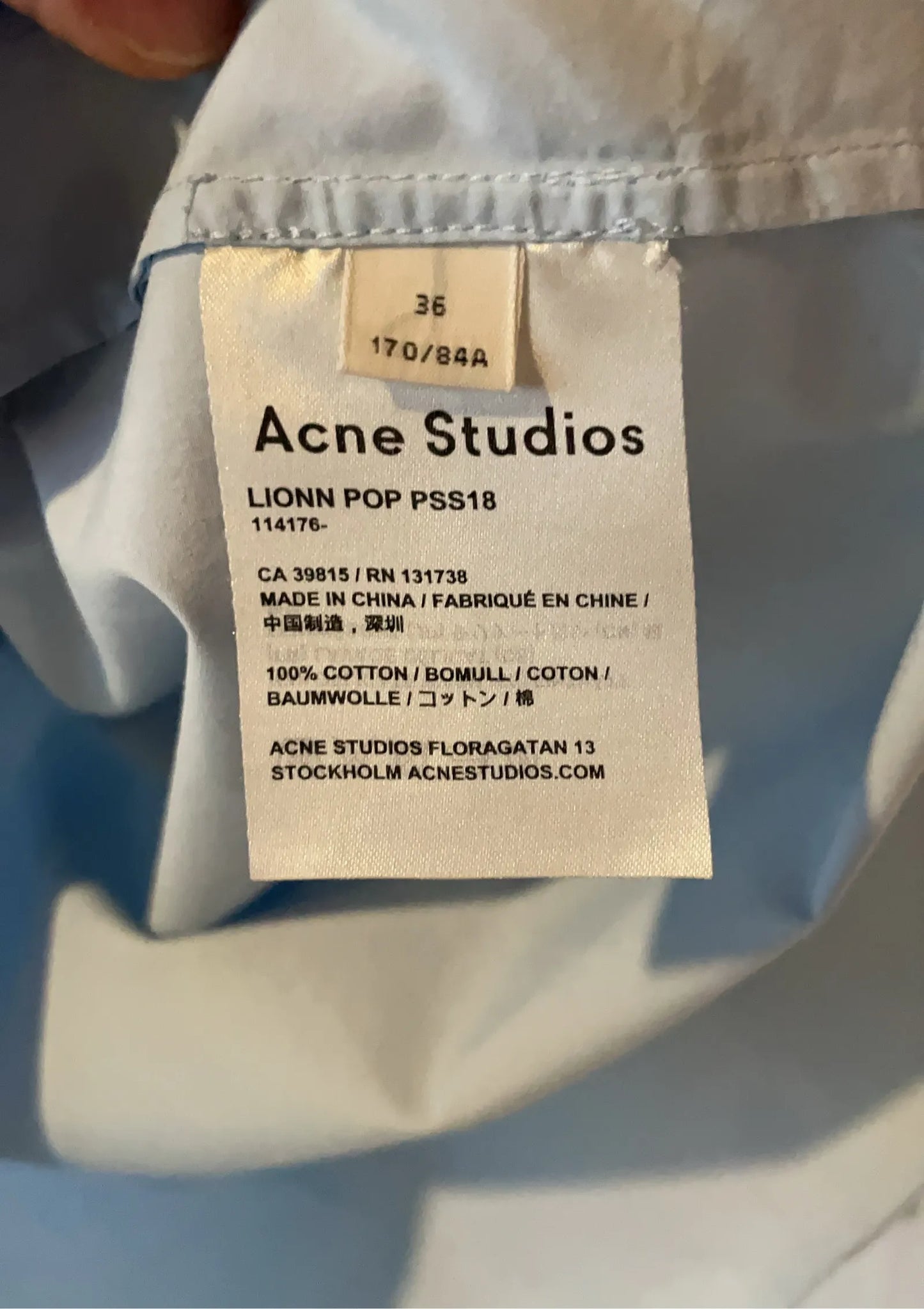 Acne Studios Lionn Pop Shirt