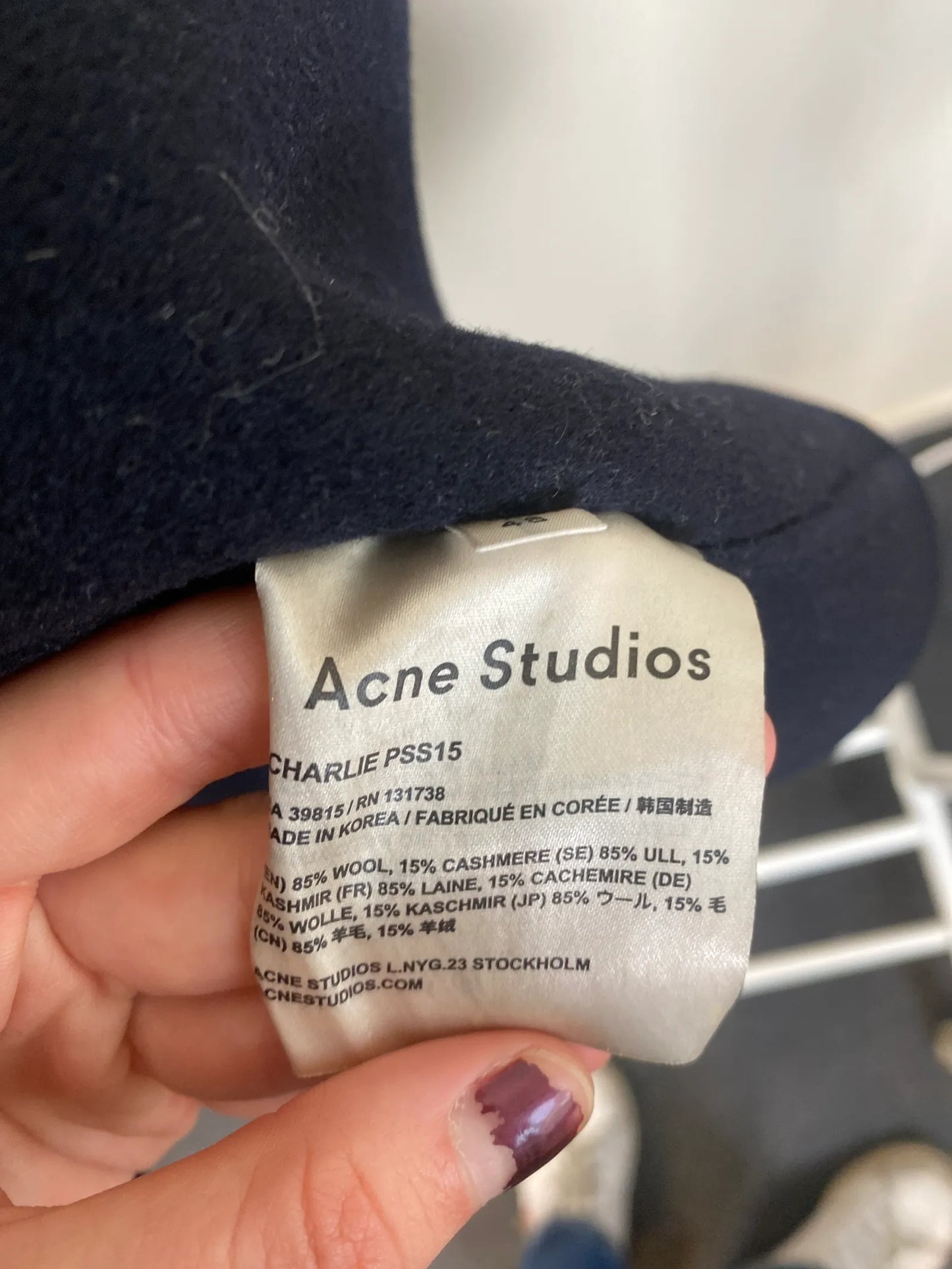 Acne Studios Charlie-kappa